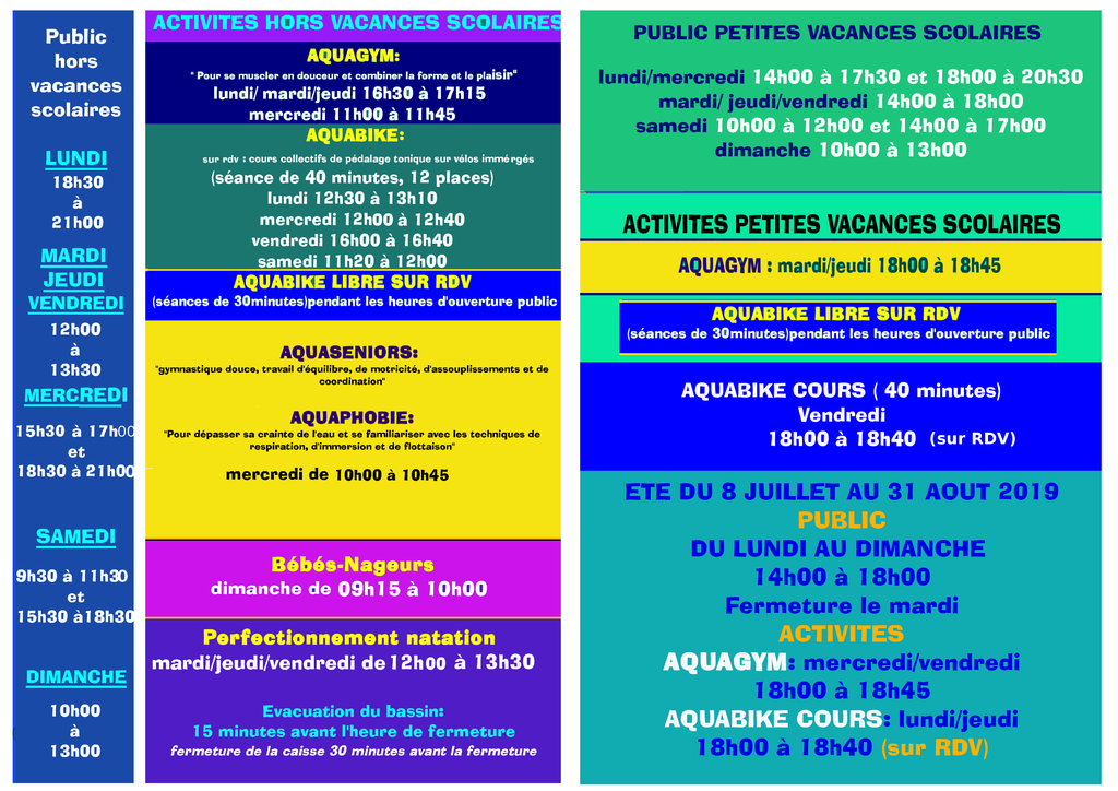 Horaire Ouverture Piscine